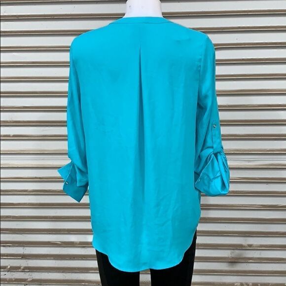 Metaphor teal/blue top size Large - Picture 6 of 7